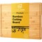 JumblWare Bamboo Cutting Board, 18x24" Large Wooden Chopping Block Tray with Handles
